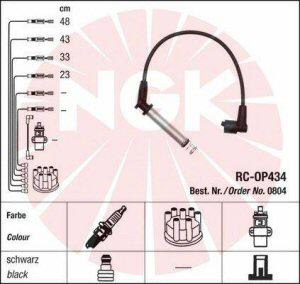Fotografia produktu NGK RC-OP434 kable zapłonowe Opel Corsa Astra 1.2-1.6 91- (Premium)
