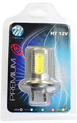 Fotografia produktu M-TECH LBX17 blister 1x dioda LED H7 4x1,5W HP 6W 12V biała