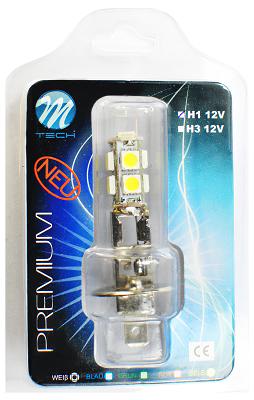 Fotografia produktu M-TECH LBX31 blister 1x dioda LED X31 H1 9xSMD5050 biała