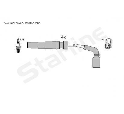 Fotografia produktu STARLINE SZK7022 kable zapłonowe Daewoo Lanos 1.5-1.6 16V DOHC