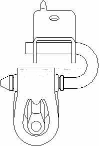 Fotografia produktu TOPRAN 109 052 zaczepy metalowo gumowe tłumnika VW Transporter