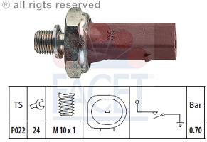 Fotografia produktu FACET 7.0132 czujnik ciśnienia oleju VW