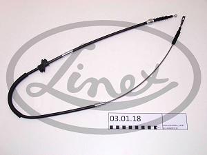 Fotografia produktu LINEX 03.01.18 linka hamulca Audi 100 92- L+P dł-1474/910+330