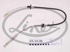 Fotografia produktu LINEX 03.10.06 linka sprzęgła Audi 100 1.9-2.0 76-82 5cyl. dł-1210/644
