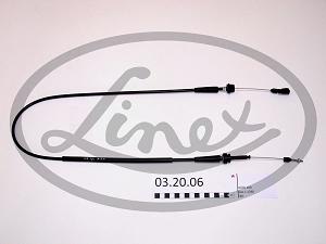 Fotografia produktu LINEX 03.20.06 linka gazu Audi 100 1.9-2.2 80- dł-1290/980