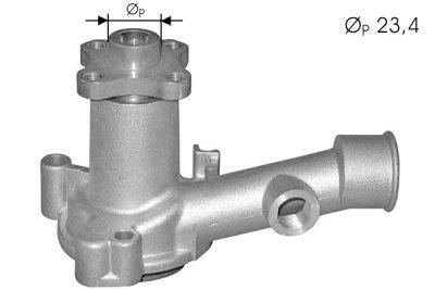 Fotografia produktu DOLZ F-118 pompa wody Ford Capri 1.3 74-83 Cortina 1.3 1.6 70-79 Escort 0.9 1.0 1.1 75-80