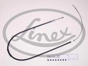 Fotografia produktu LINEX 06.01.32 linka hamulca P dł:1703/1140 mm BMW series 3 all (E46) 98-