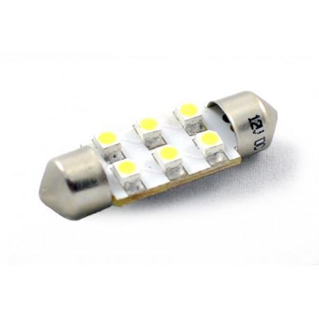 Fotografia produktu M-TECH L028W dioda LED L028 - C5W 6xSMD3528                      36mm białe