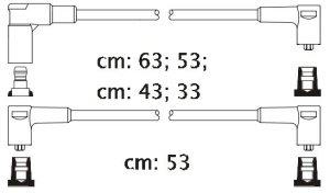 Fotografia produktu CARHOFF 06-2057 kable zapłonowe Rover Montego 1.6-2.0 89- (Platinium wire wound)
