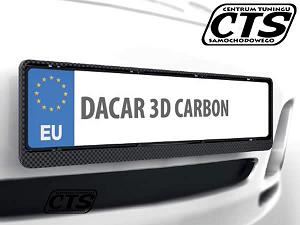 Fotografia produktu CTS 748761 ramka pod tablice rejestracyjną Dacar 3D Carbon