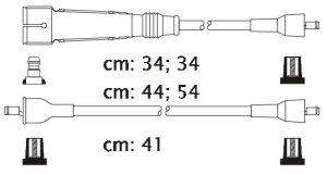Fotografia produktu CARHOFF 06-2070 kable zapłonowe Audi 80 1.6-1.8 85-91 100 1.8-2.0 90- (Platinium wire wound)