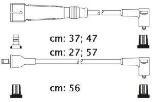 Fotografia produktu CARHOFF 06-2071 kable zapłonowe Seat Cordoba 1.8-2.0 93- (Platinium wire wound)
