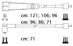 Fotografia produktu CARHOFF 06-2084 kable zapłonowe Mercedes 280 2.8 72-81 (Platinium wire wound)