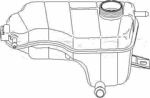 Fotografia produktu TOPRAN 301 897 zbiornik wyrównawczy płynu chłodzącego Ford Fiesta 1.2