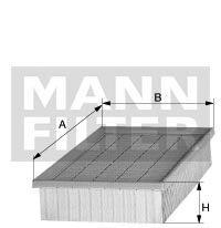 Fotografia produktu MANN-FILTER C2372 filtr powietrza Chrysler Stratus 2.0i