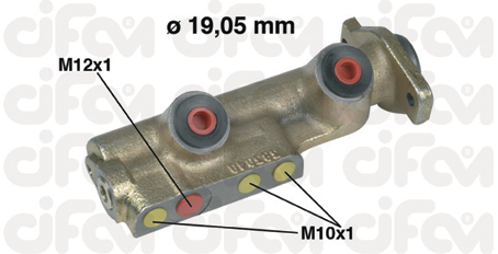 Fotografia produktu CIFAM CF202-080 pompa hamulcowa Renault 9 82-90 1.3-1.7 19.05mm