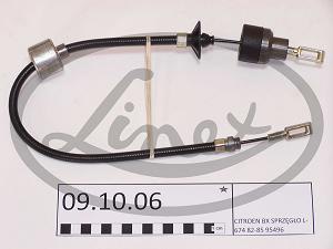Fotografia produktu LINEX 09.10.06 linka sprzęgła Citroen BX SPORT diesel 86- dł-674/474