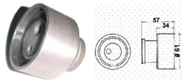 Fotografia produktu GESPANNT 1/2-005 rolka napinająca paska rozrządu Fiat Tipo Tempra 1.9D