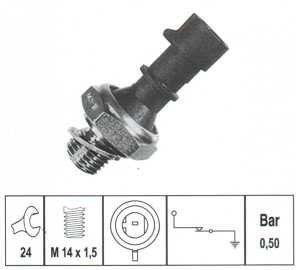 Fotografia produktu FEBI BILSTEIN F06972 czujnik ciśnienia oleju Opel Kadett/Corsa/Omega 88- 0.50 bar