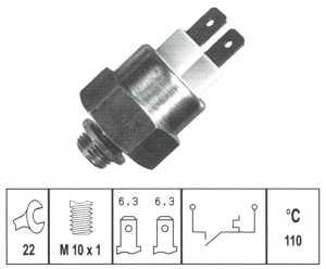 Fotografia produktu FACET 7.4074 czujnik temperatury wody VW 1.0-2.0 86-