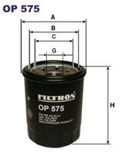 Fotografia produktu FILTRON OP575 filtr oleju Mitsubishi Colt 92- 1.3i/Ford/Mazda/Isuzu/Opel