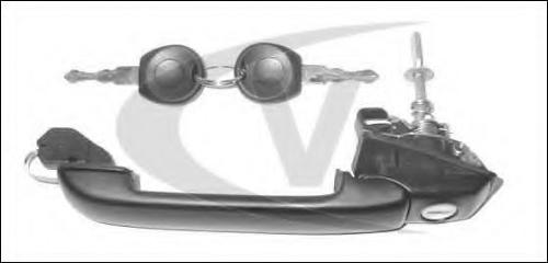 Fotografia produktu HART 112 309 klamka VW Golf III Vento przód L=P z kluczem
