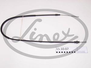 Fotografia produktu LINEX 11.10.07 linka sprzęgła (powlekana) dł:1535/1250mm Daewoo Polonez (silnik Rover) 97-