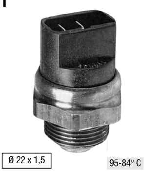 Fotografia produktu VERNET B1105 włącznik wentylatora(95°-84°) VW 83-