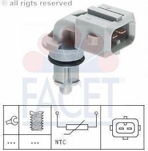 Fotografia produktu FACET 10.4002 czujnik temperatury zasysanego powietrza Citroen/Peugeot/Renault