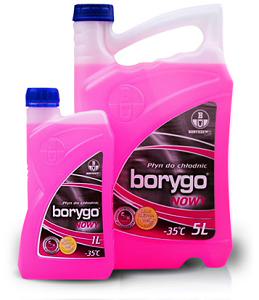 Fotografia produktu BORYGO BORYGO-1L płyn do chłodnic różowy -35C Borygo Nowy                      1L