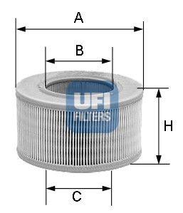 Fotografia produktu UFI 30.038.01 filtr powietrza VW Polo 1.3 1.4 1.6 94-