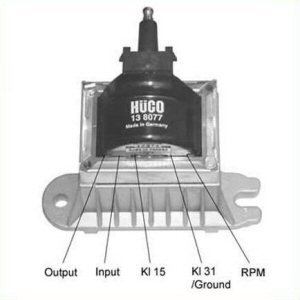 Fotografia produktu HUCO 138077H zestaw układu zapłonowego + moduł Renault