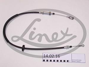 Fotografia produktu LINEX 14.02.16 linka hamulca - przednia dł:1078/761 mm Citroen Jumper 01-