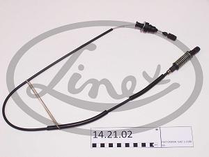Fotografia produktu LINEX 14.21.02 linka gazu dł:1180mm Fiat Croma DS 2.0 93-