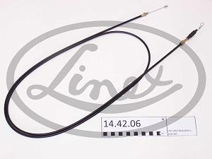 Fotografia produktu LINEX 14.42.06 linka otwierania bagażnika dł:2425/2250 mm Fiat Uno R89 (bag. post.) 89-