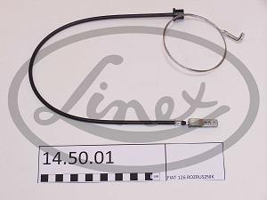 Fotografia produktu LINEX 14.50.01 linka rozrusznika dł:1241mm Fiat 126p 72-