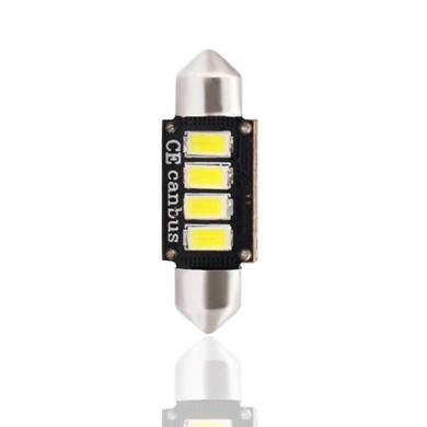 Fotografia produktu M-TECH L334W dioda LED L334 - C5W 36mm 4xSMD5730 12V Canbus - biała