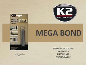 Fotografia produktu K2 K2B321 klej Mega Bond do stali - plastelina na blistrze                    60g