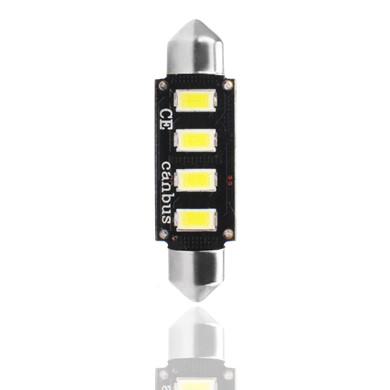 Fotografia produktu M-TECH L335W dioda LED L335 - C5W 42mm SV8.5 4xSMD5730 12V Canbus - biała