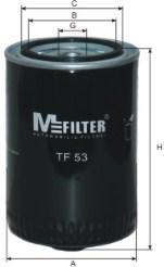 Fotografia produktu M-FILTER TF53 filtr oleju Audi, Seat, VW, Volvo