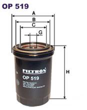 Fotografia produktu FILTRON OP519 filtr oleju Fiat 125 1.3-1.5