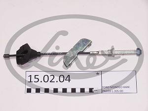 Fotografia produktu LINEX 15.02.04 linka hamulca - przednia dł:305mm Ford Cougar all 00-