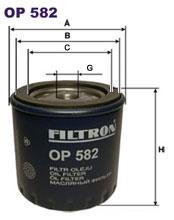 Fotografia produktu FILTRON OP582 filtr oleju Opel Omega/Senator/Monza 2.5i-4.0i