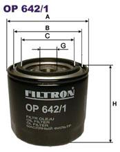 Fotografia produktu FILTRON OP642/1 filtr oleju Renault Laguna 2.2D/TD 99-