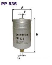 Fotografia produktu FILTRON PP835 filtr paliwa Mercedes W124/W201 benzyna