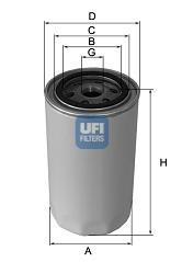 Fotografia produktu UFI 23.164.00 filtr oleju VW 1.5-1.9D