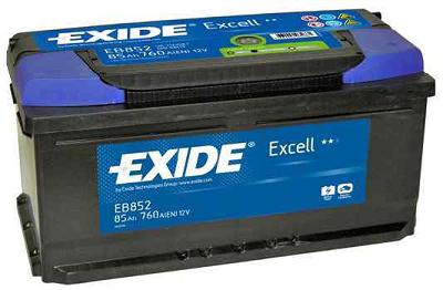 Fotografia produktu EXIDE EB852 akumulator sam. 85AH8760A P  352x175x175