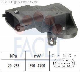 Fotografia produktu FACET 10.3092 czujnik ciśnienia powietrza  Astra H Vectra C