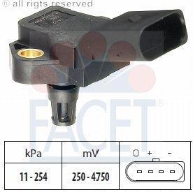 Fotografia produktu FACET 10.3112 czujnik podciśnienia-Map Sensor Audi/Seat/VW