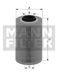 Fotografia produktu MANN-FILTER HU938/1X filtr oleju BMW 525TD/TDS 91-/Opel Omega 94-